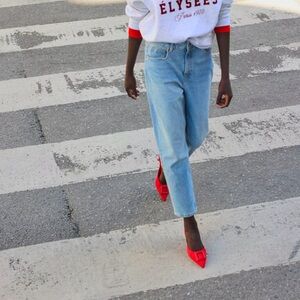 H&M Slim Mom High Ankle Jeans